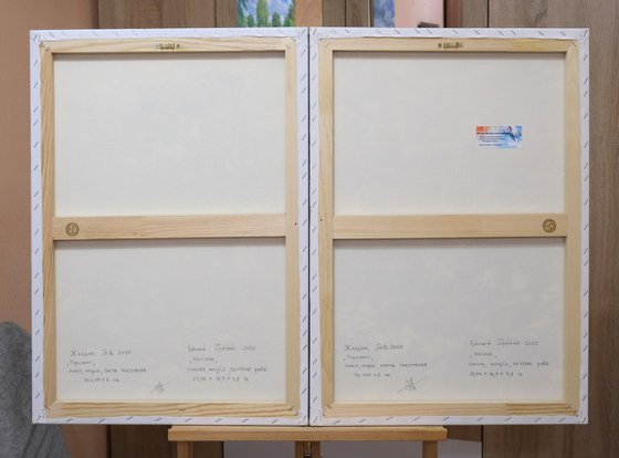 Horizon (diptych)