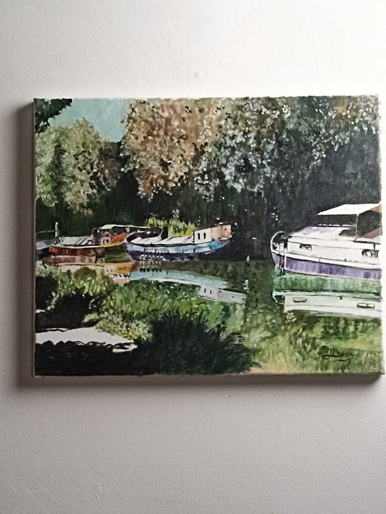 Boats on canal