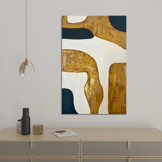 Golden River 60x90x2 cm