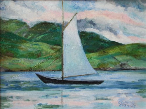 Sailboat, Isle of Skye by Christine Callum  McInally