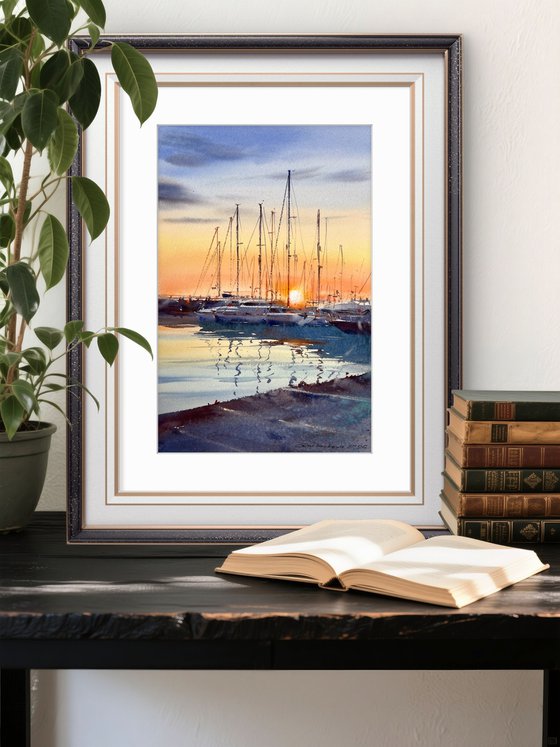 Silent Sunset Marina