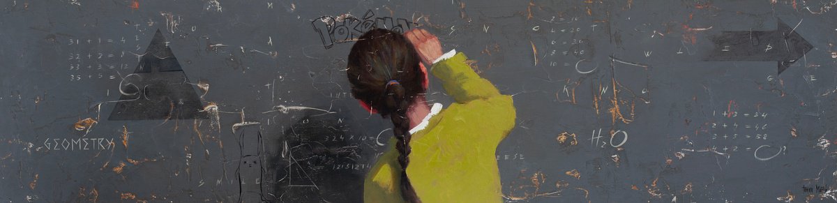 Expressive Oil Painting , Pokemon By Tomasa Martin, 39 X 10, Artwork For Sale On Artfinder