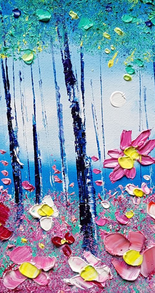 "Misty Woods & Flowers in Love" by Phil Broad