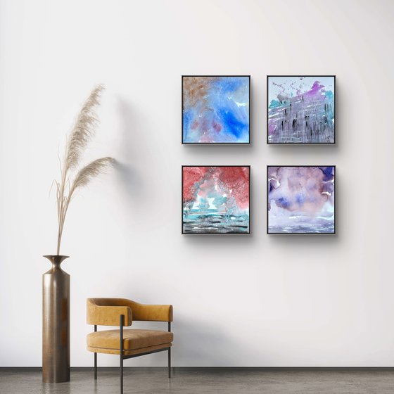 Earth Water Air Fire Set of 4