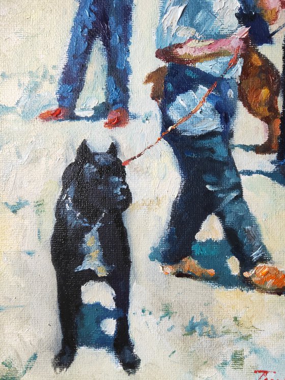 " Walking Dog " by Olga Tsarkova