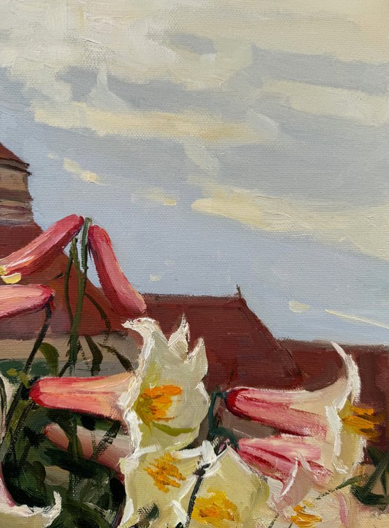 Lilies in Botanical Garden