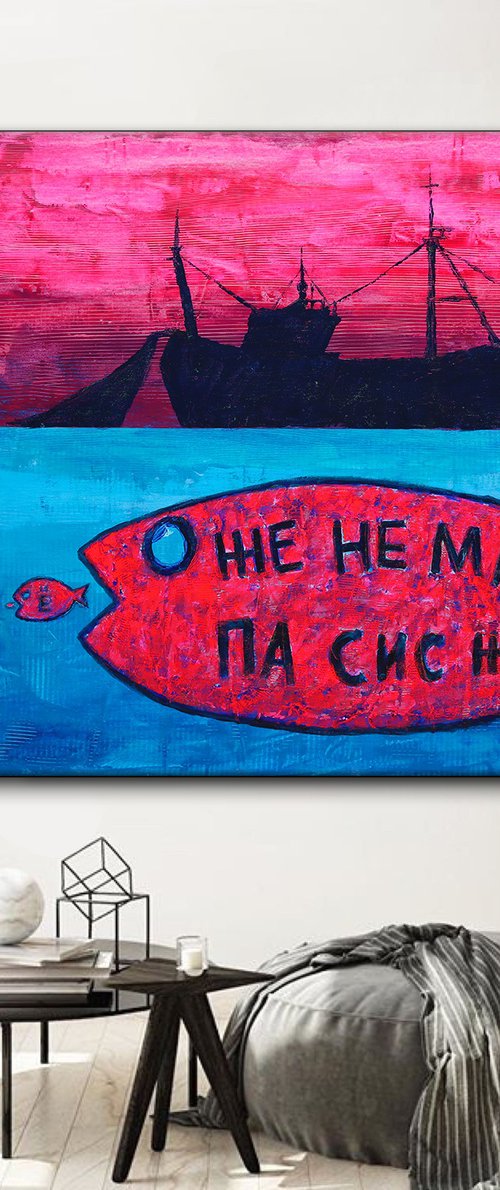 Fish and Boat by Denis Kuvayev