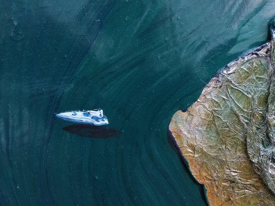 The sea" diptych