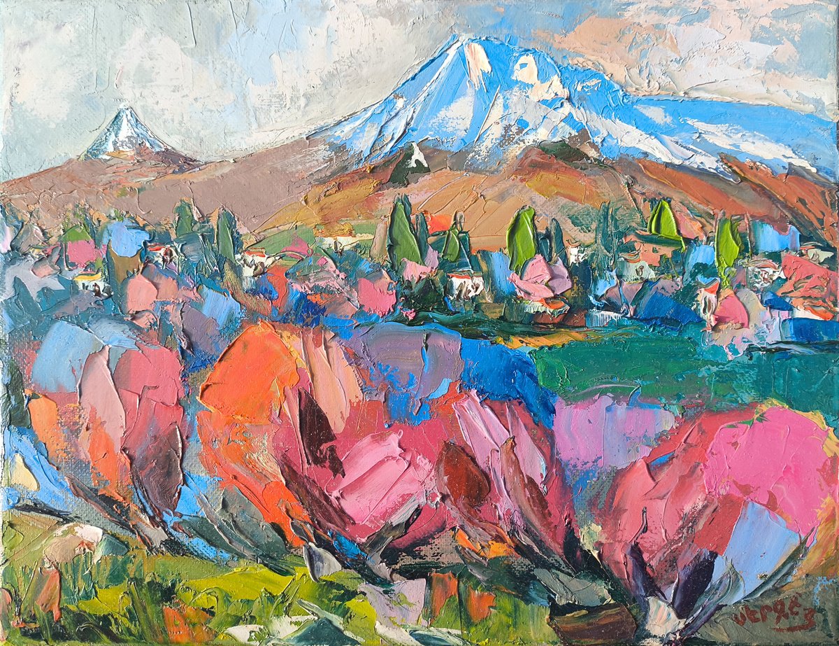Spring In The Armenian Highlands By Sergey Arustamyan, 12 X 9, Artwork For Sale On Artfinder