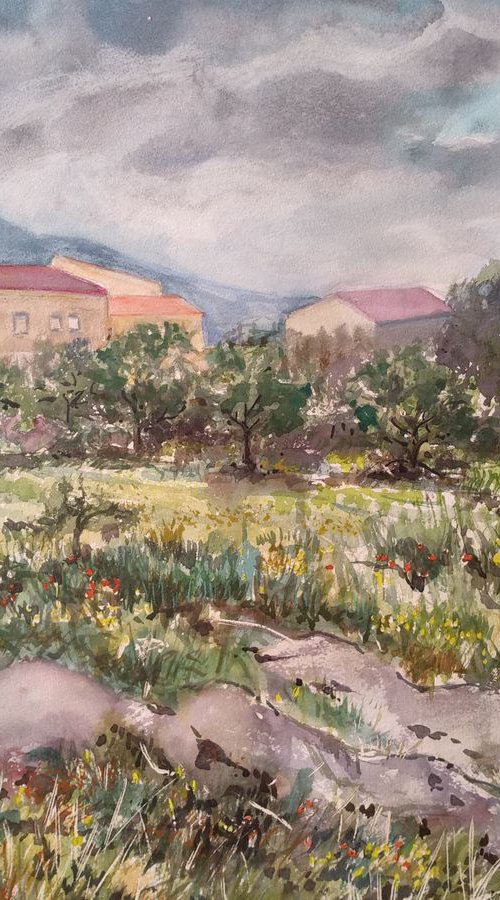 The  little village by Marina Del Pozo