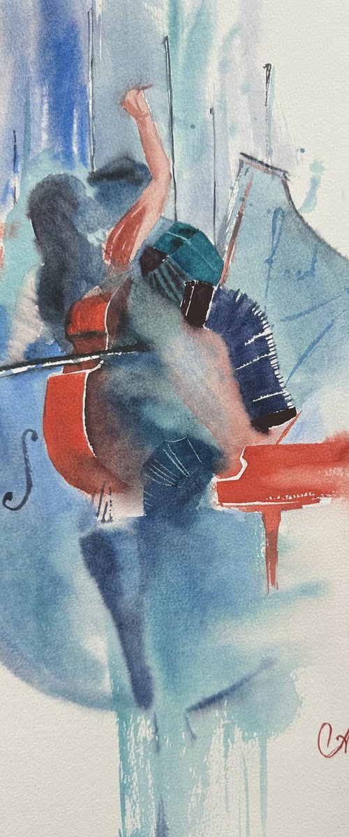 Tango: Composition 2 by Alla Semenova