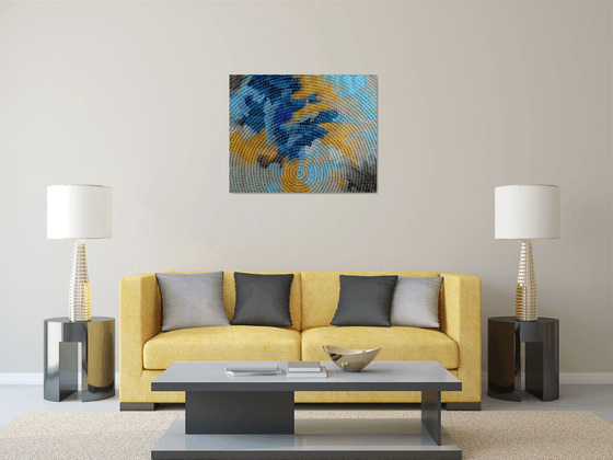 Infinity. Blue and Gold