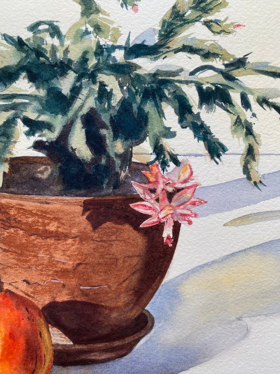 Fruits and flower
