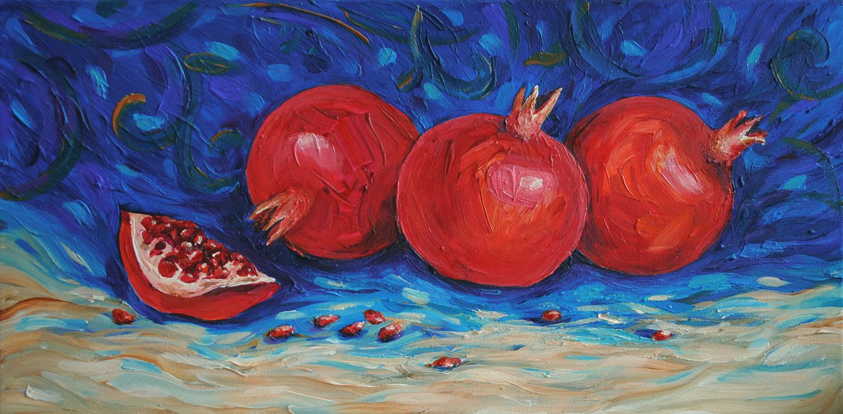 Pomegranates (Persian Motives) by Liubov Kvashnina