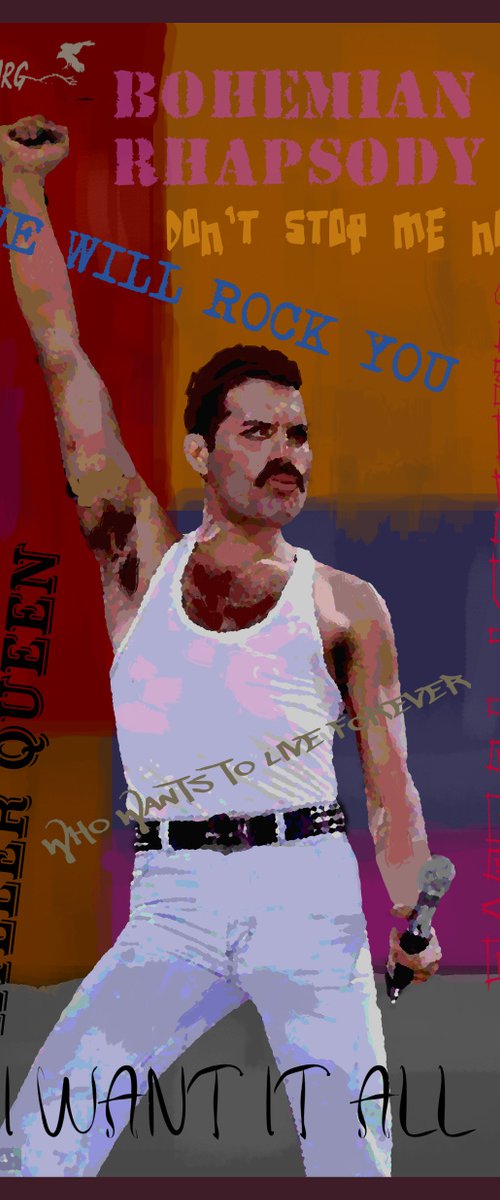 FREDDIE #2 35"x62" by Joe McHarg