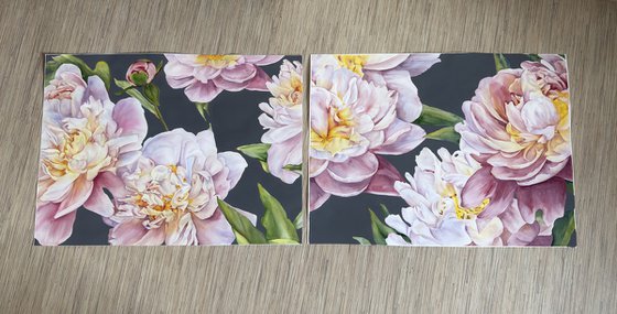 Inner Gardens Diptych