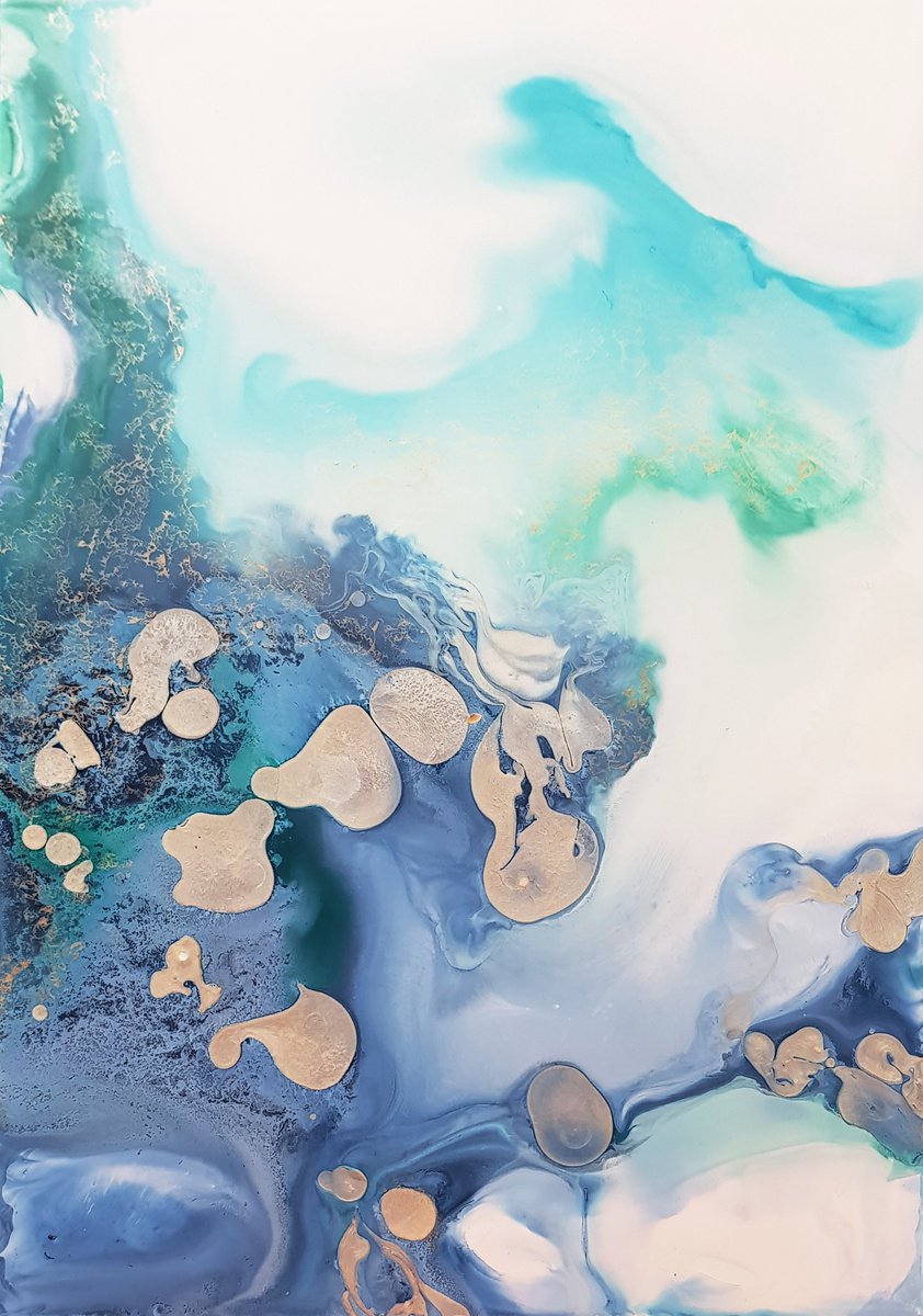 Abstract ocean #008 by Svetlana Lileeva