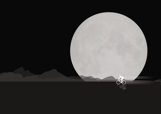 Moon ghost cycle of the peloton