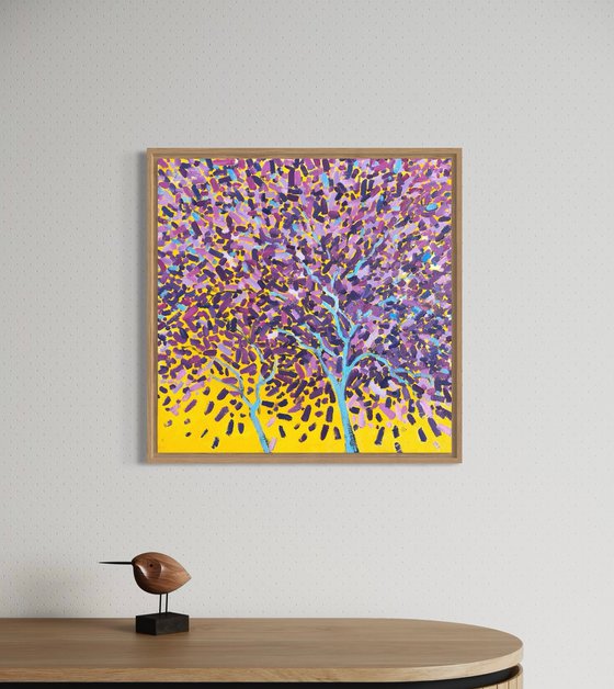 Violet tree