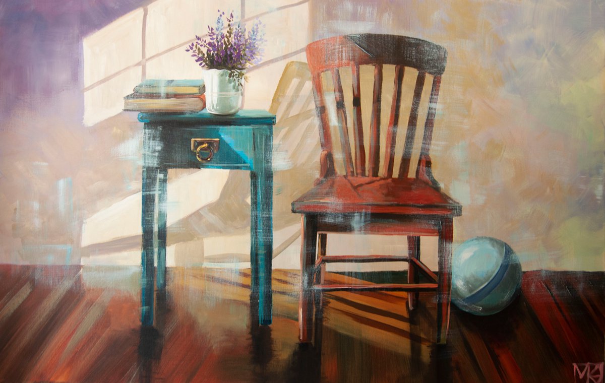 Morning Rays By Maria Kireev, 55 X 35, Artwork For Sale On Artfinder