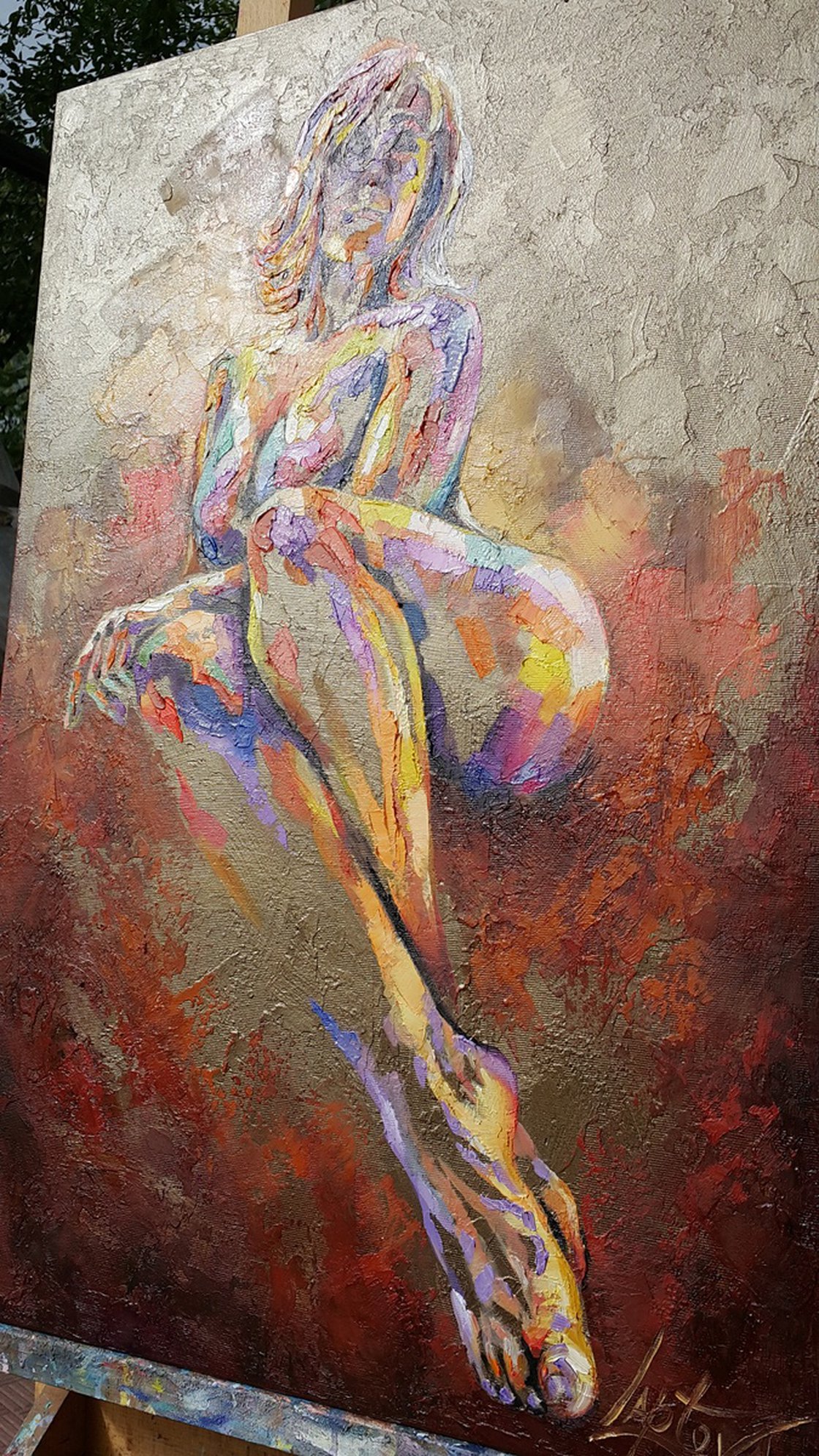 Touch of love Oil painting by Viktoria Lapteva | Artfinder