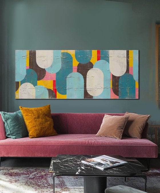 Traffic pink landscape