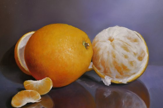 "Still life with oranges"