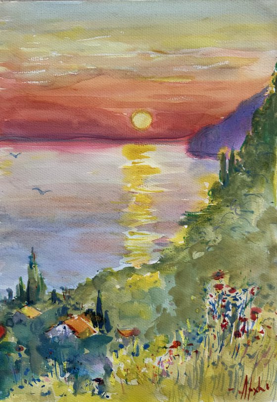 Sunset Corfu