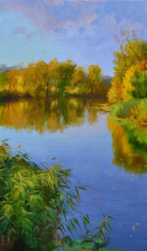 Autumn over the water by Ruslan Kiprych