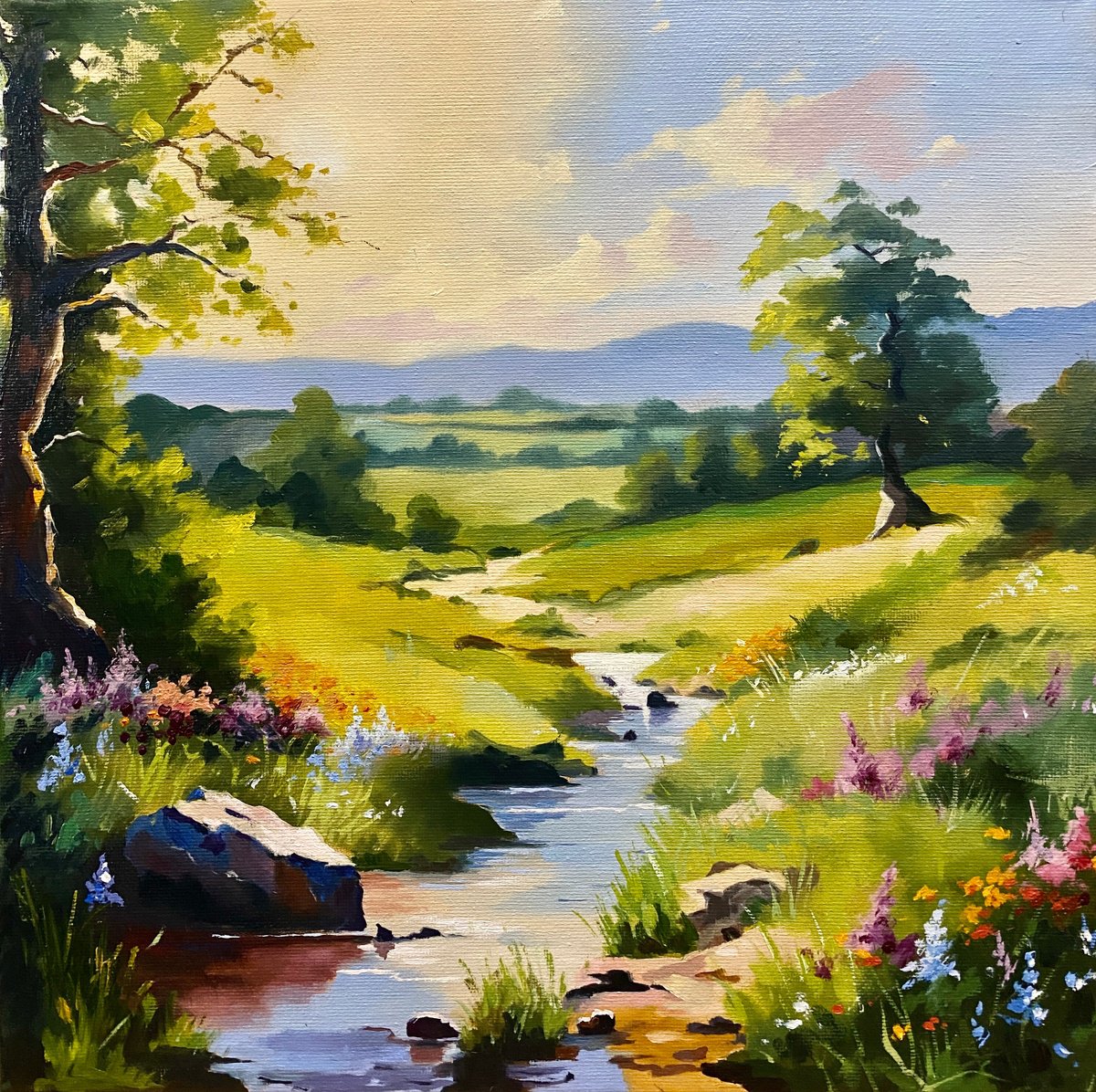 Summer landscape by Elvira Sultanova