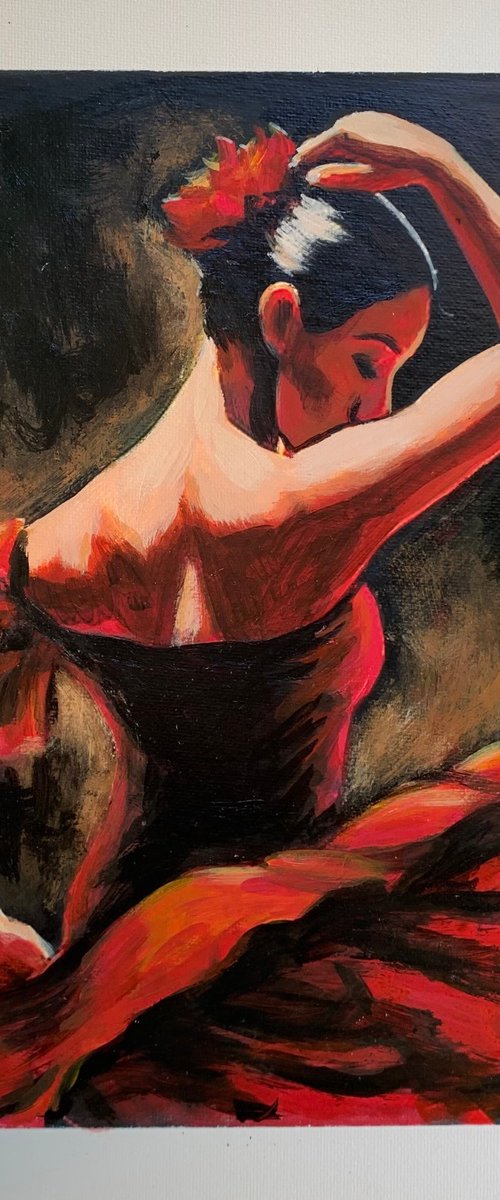 flamenco emotions by Anzhelika Klimina