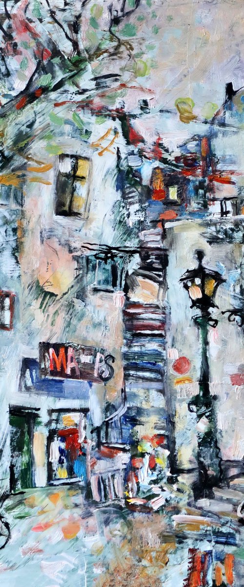 Twilight in Montmartre by Nikifor Swiristuhin