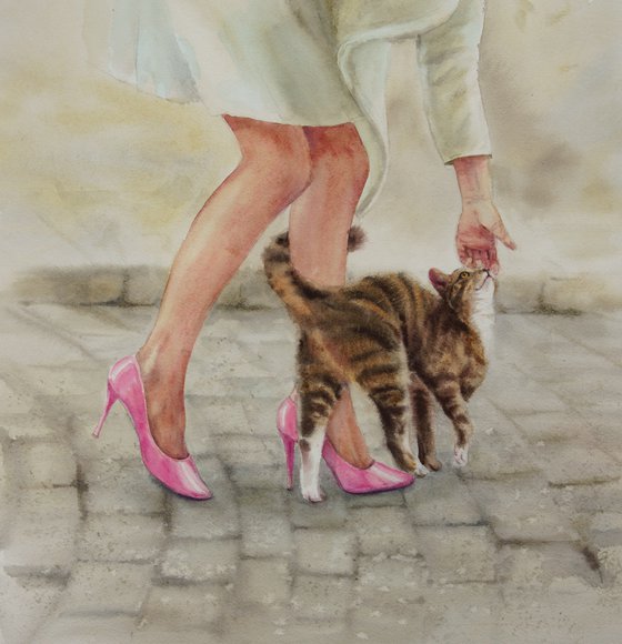 An Eye for Beauty - The Connoisseur's Admiration - Cat and Beauty