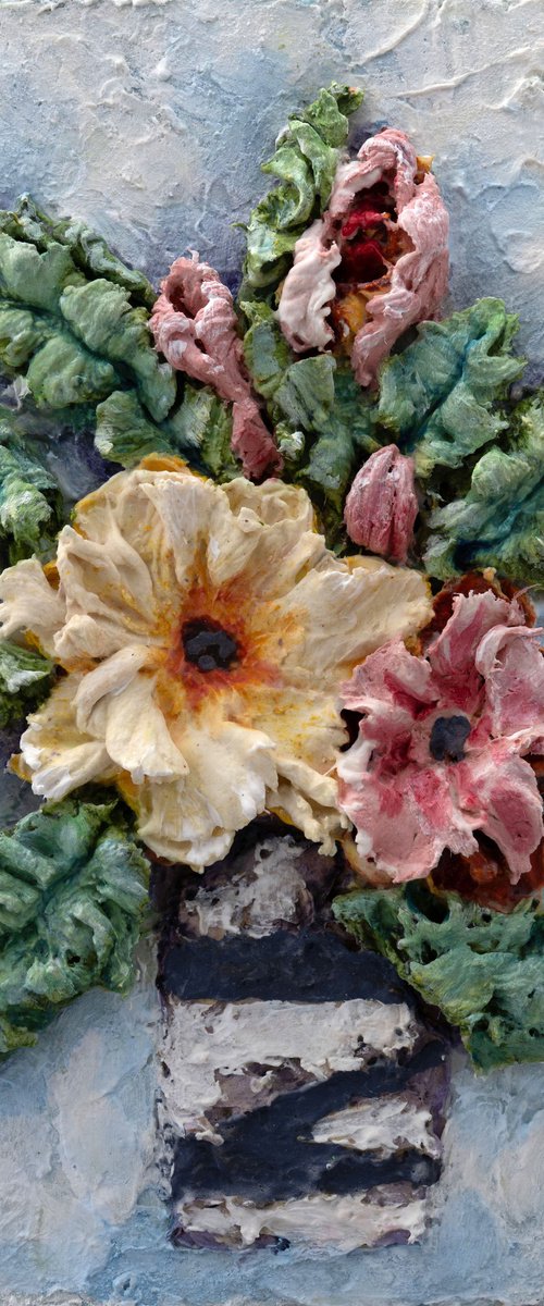 Textured Blossom by Lena Owens