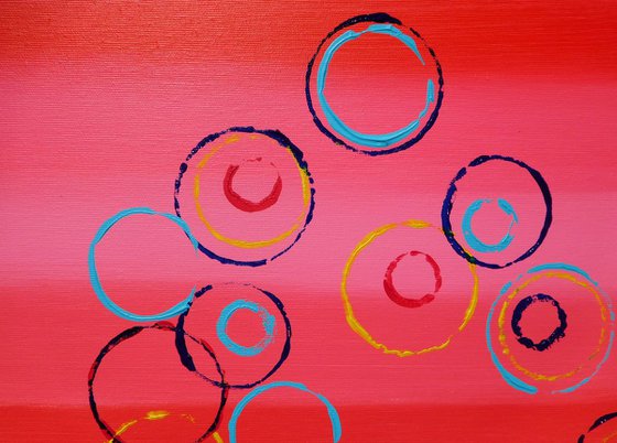 Circles, 40x50 cm