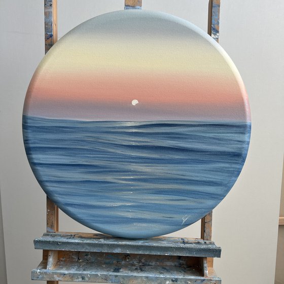 First Light - Coastal Sunrise Painting