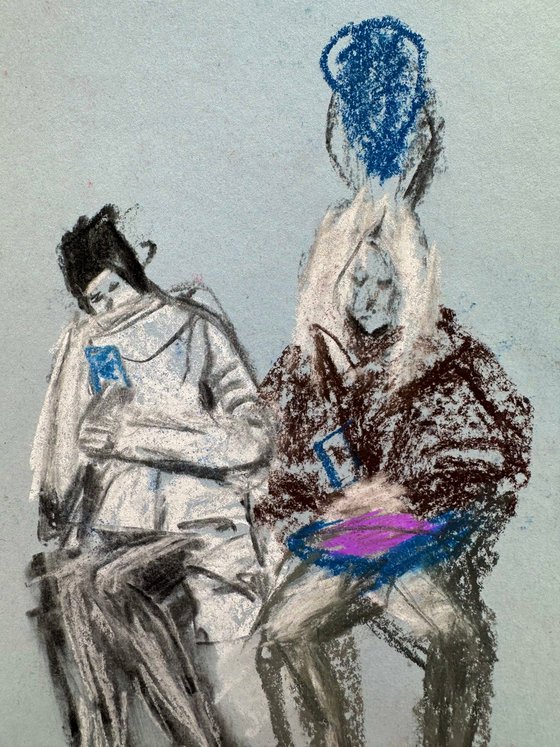 Sketch "In the Subway 2"