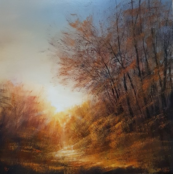 "A blaze of autumn sunrise"  SPECIAL PRICE!!!