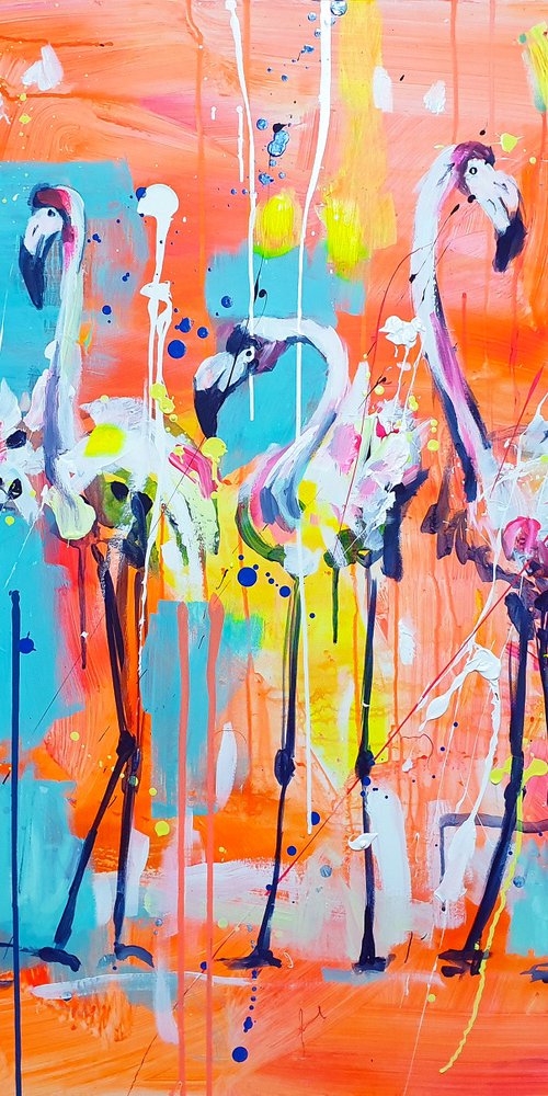 Flamingo mood by Marta Zawadzka