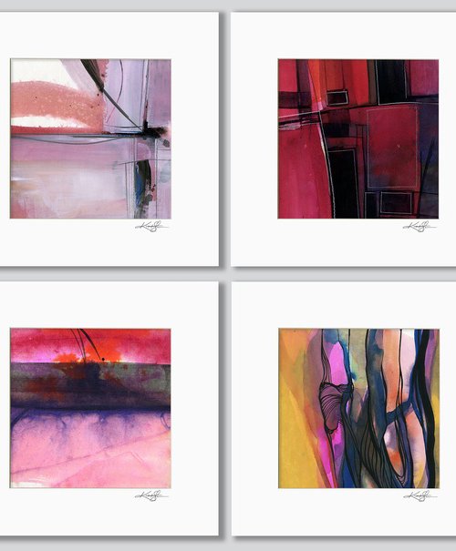 Abstraction Collection 3 - 8 paintings by Kathy Morton Stanion