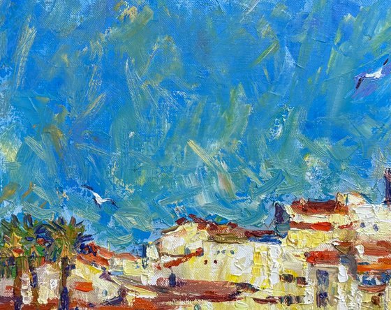 Light of Antibes. seascape