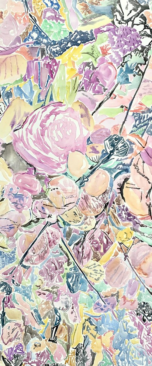 Summer Water Garden by Kathleen Mullaniff