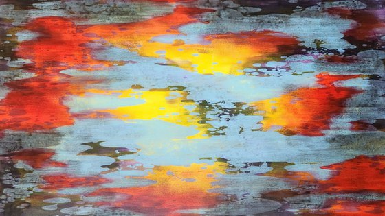 FLARE III - Contemporary Abstract Painting