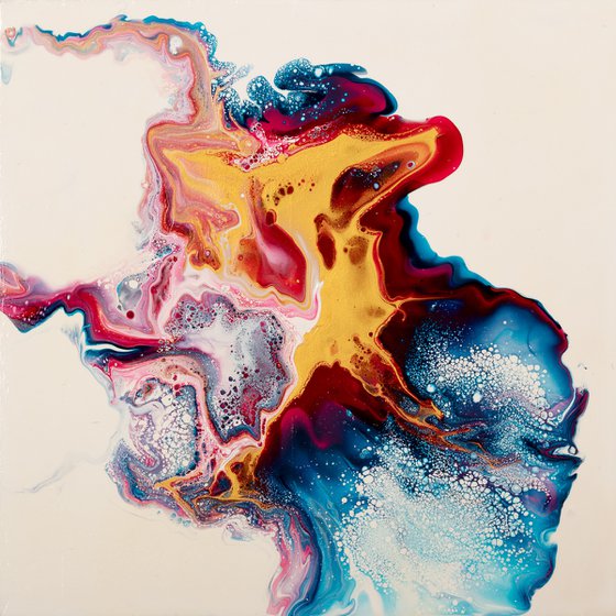 Explosion Gold 25x25cm