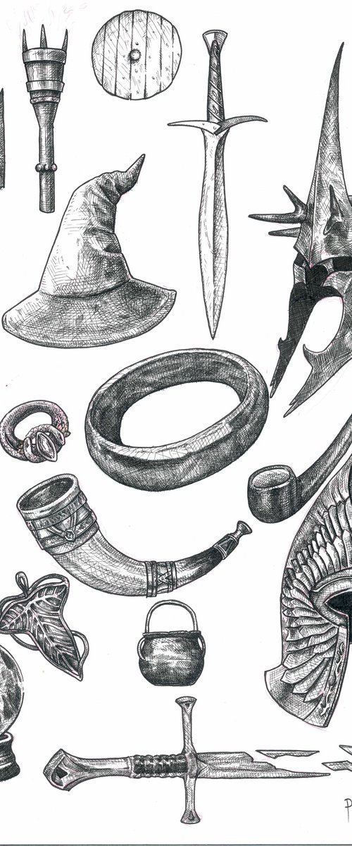 Objects from Middle-Earth by Paul Ward