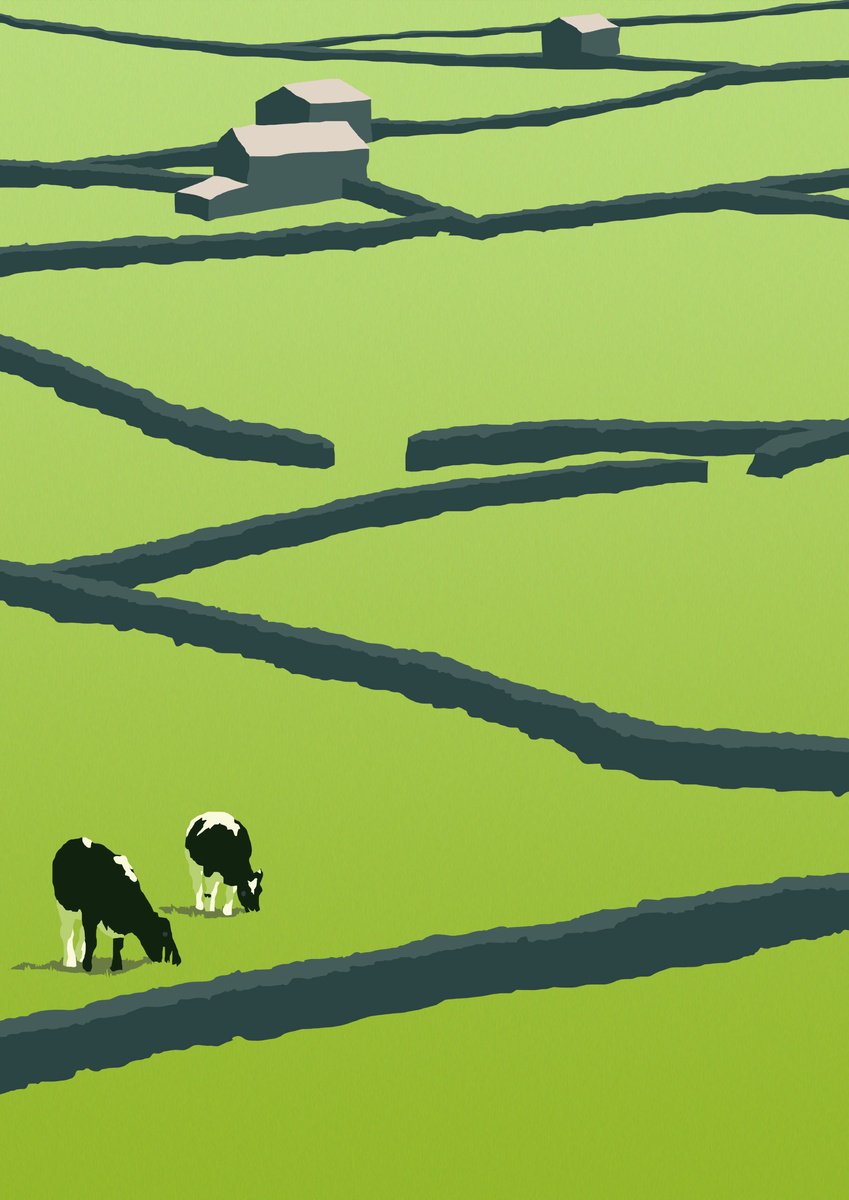 Illustrative Animal Giclee Print By Nick Sellers, 12 X 17", Daleland, Original Artwork