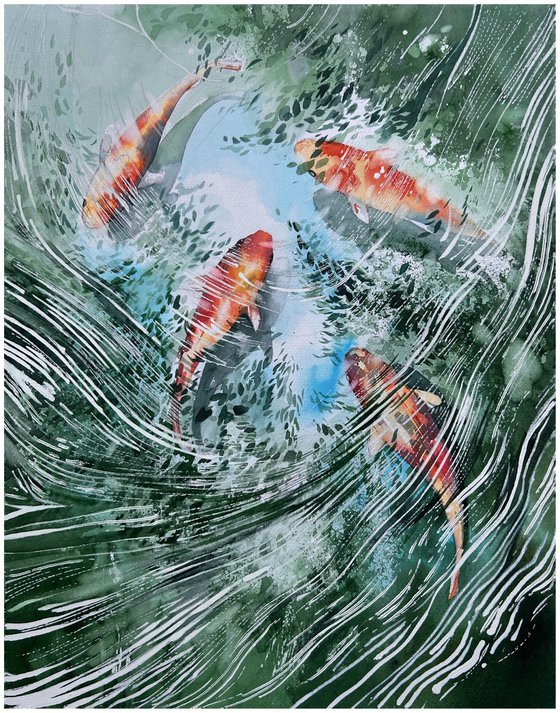 Dance of the Koi