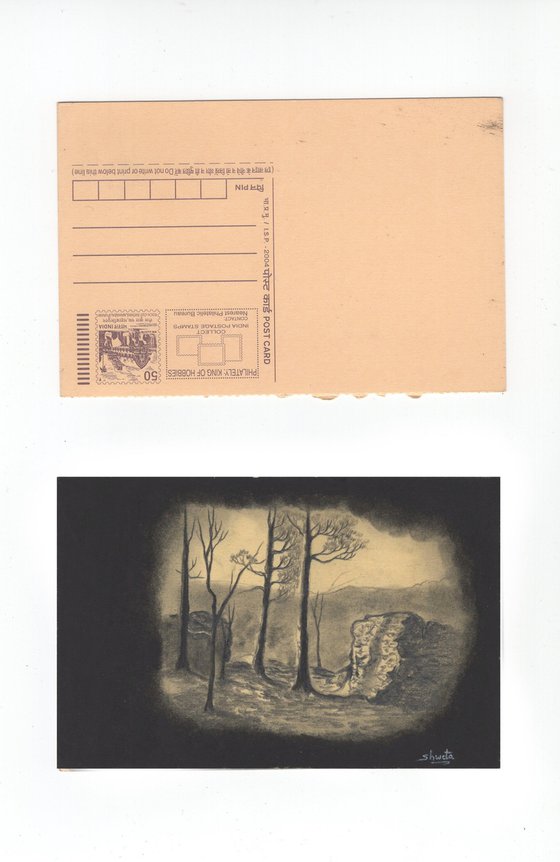 Landscape postcard series