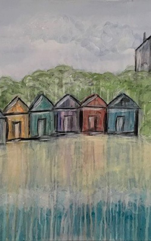 Beach boxes by Carol Zsolt