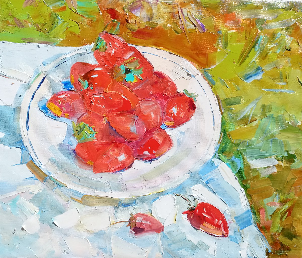 strawberries by Yehor Dulin
